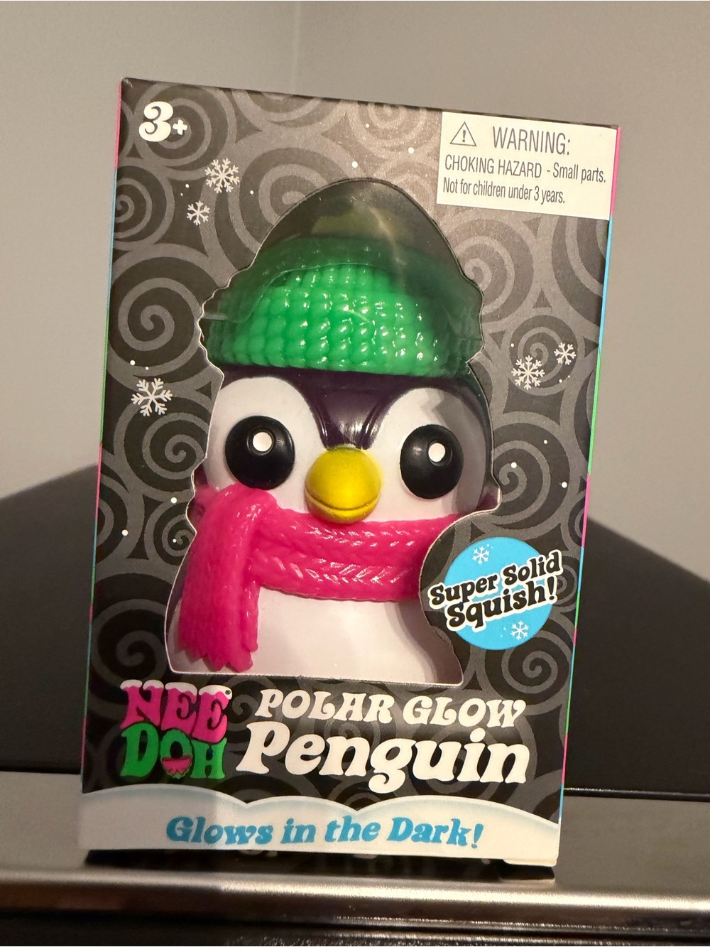 NeeDoh Polar Glow Penguin Squish
